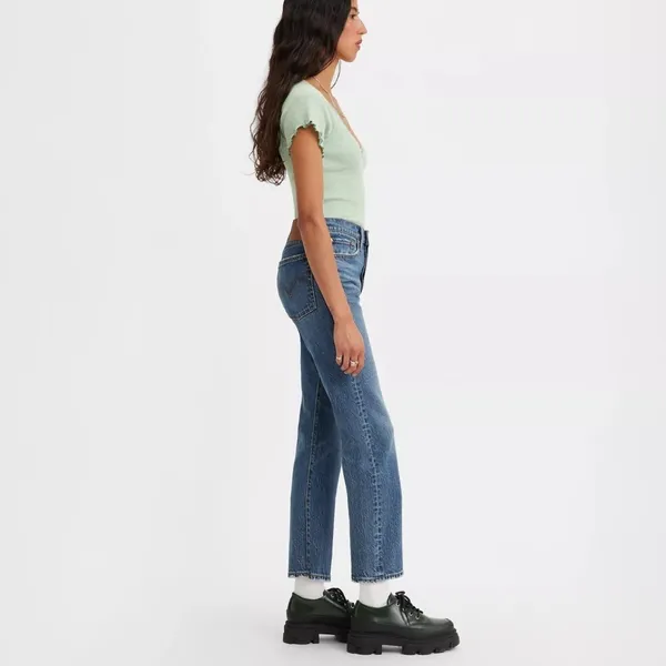 Levi's Wedgie Straight Fit Jeans in Unstoppable Wear Dark Wash‎ Size 24 - Image 3