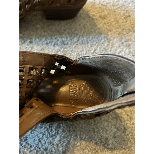 Vince Camuto Suede Cutout Booties Phortiena‎ Pumpernickle 6W - Image 2