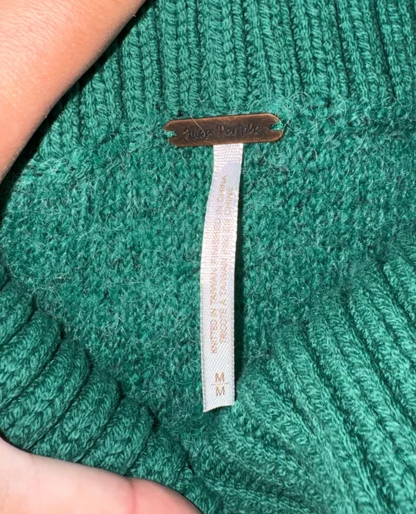Free People Turtleneck Sweater Chunky - Image 3