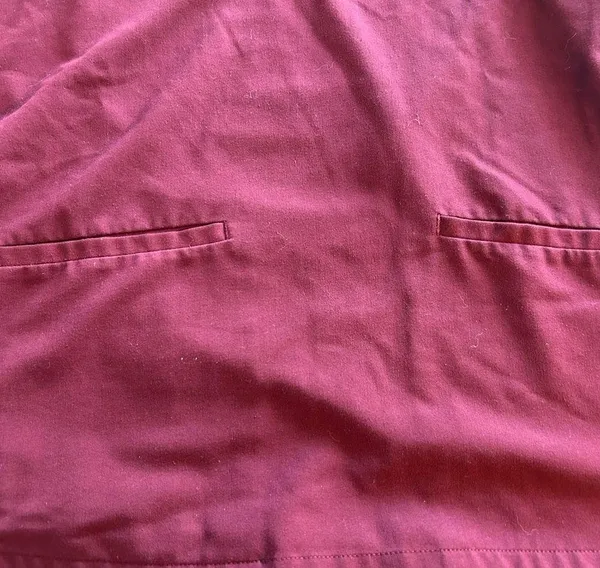 FIGS Technical Collection women’s scrub top, dark red, size Medium - Image 3