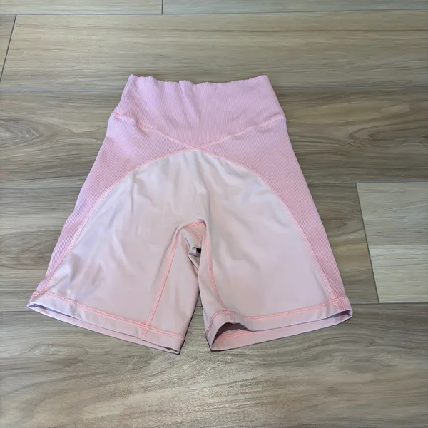 OFFLINE by Aerie Pink High Waisted Biker Shorts Medium - Image 2