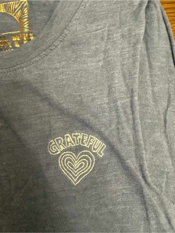 Spiritual Gangster Light Blue Tank Top with Grateful Heart Logo - Image 2