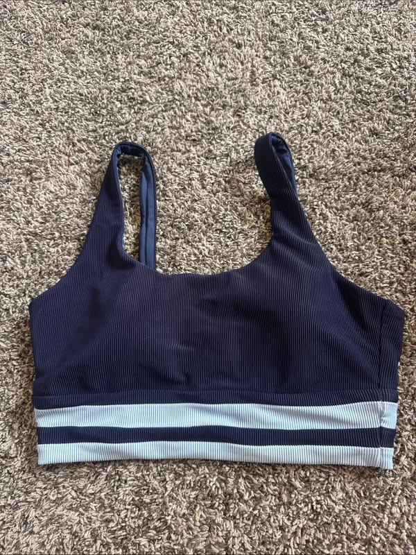 BEACH RIOT Kaida Colorblock Bikini Top, Size Large, $108 - Image 6