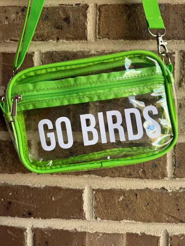 Philadelphia eagles mini clear green crossbody bag - Image 2