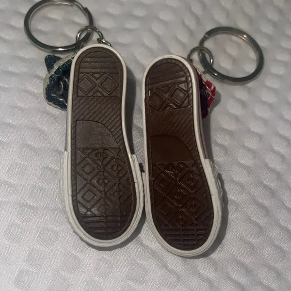 Converse Red and Black Sneaker Keychains - Image 5