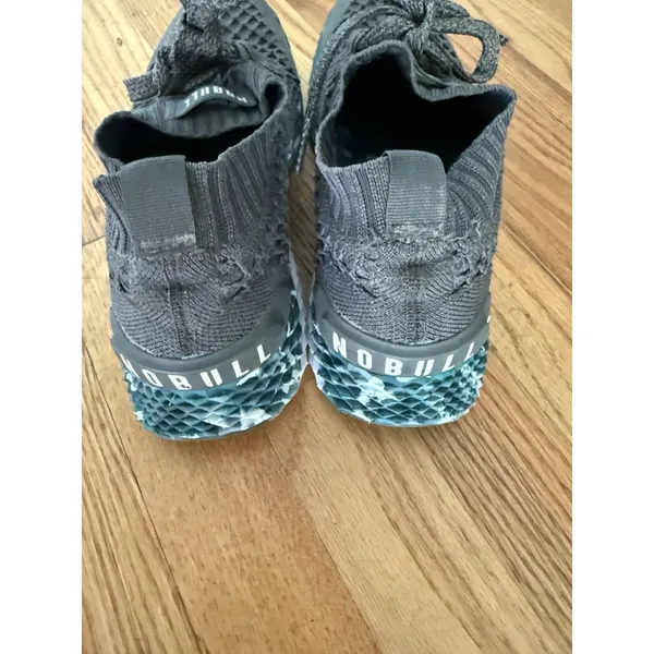 NOBULL Womens‎ Runners Sneakers Size DARK GREY WILD TIDE KNIT RUNNER 40.5 - Image 4
