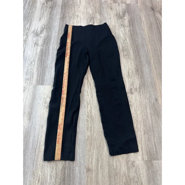 Spanx The Perfect Pant Slim Straight Leg Black Ponte Trousers Size Small Women's - Image 6