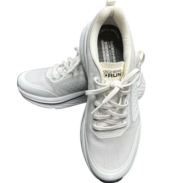Skechers White Go Run Sneakers - Image 6
