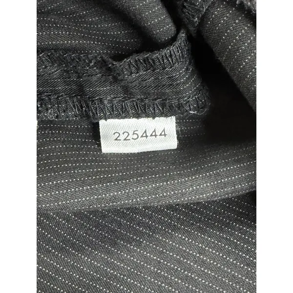 Ann Taylor LOFT Ann Pants Womens 10 Black Pinstripe Wide Leg Career Trouser - Image 6