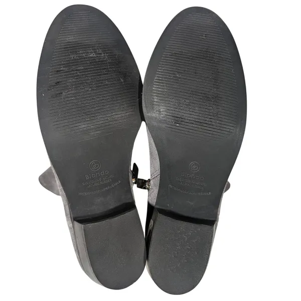Blondo‎ Waterproof Suede Chelsea Boots Grey Women's Size 6.5M - Image 9