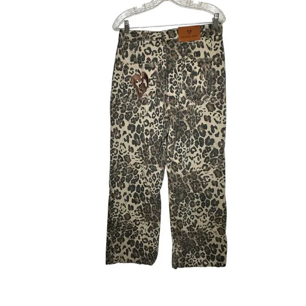 Aelfric Eden leopard print jeans size 31 - Image 4