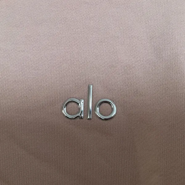 Alo Accolade Crew Neck Pullover Pink Quartz XS - Image 3