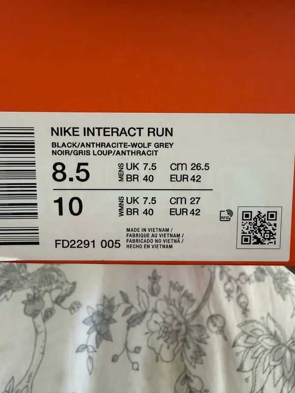 Nike Interact Run Men's Road Running Shoes Black - Image 4
