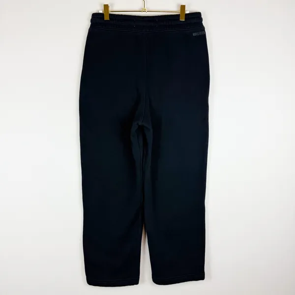 NEW Hollister Black Straight Leg Cropped Sweatpants Sweats Size‎ XS - Image 6