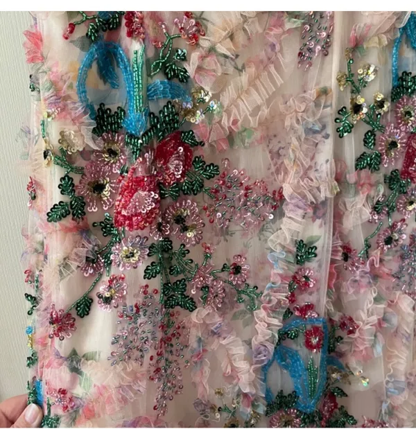 Sherri Hill 55167 Viral Floral Print Beaded Prom Gown - Image 5