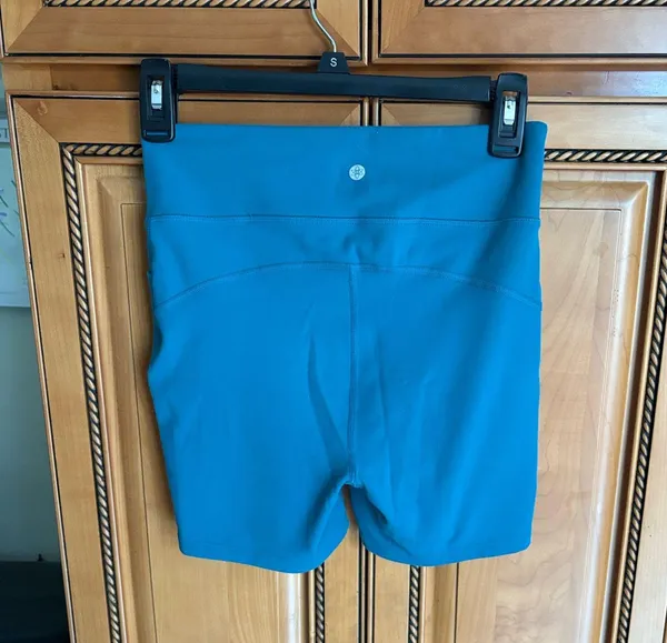 Women's Bike Shorts Blue - Image 2