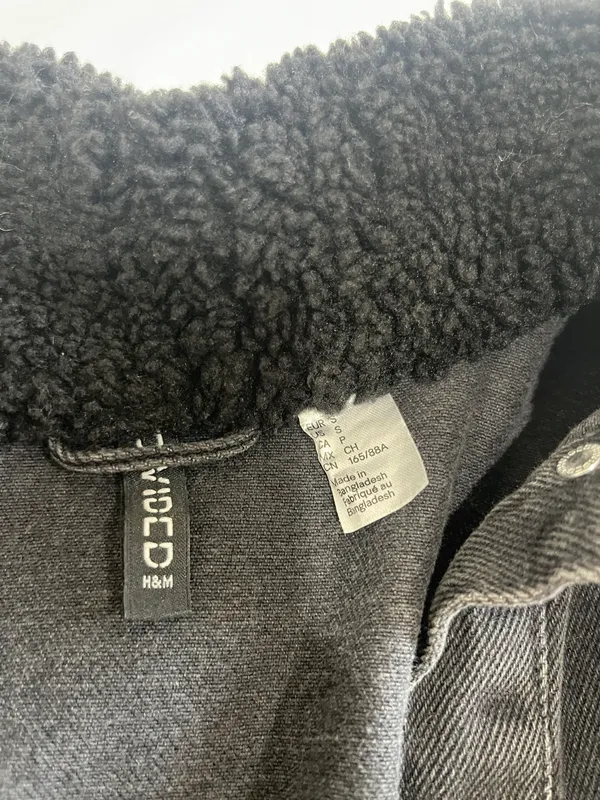 Hennes & Mauritz Black Jean Jacket - Image 3