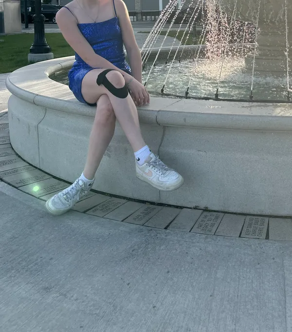 Macy's Blue Homecoming Dress - Image 4