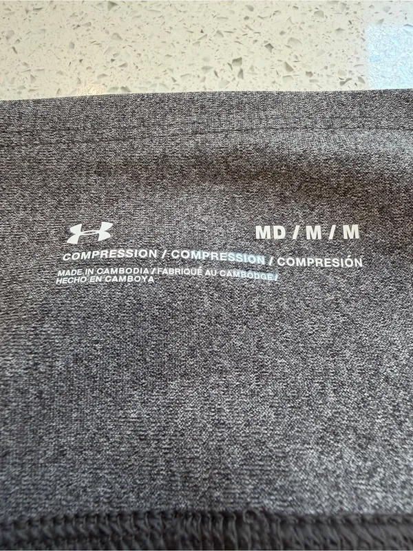 Under Armour Charcoal High-Waist Performance Leggings - Image 5