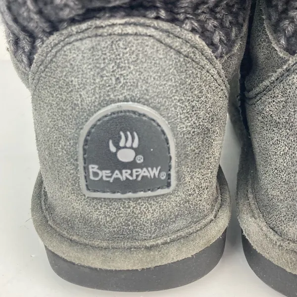 BEARPAW Boshie Suede and Washed Knit Boots - Image 4