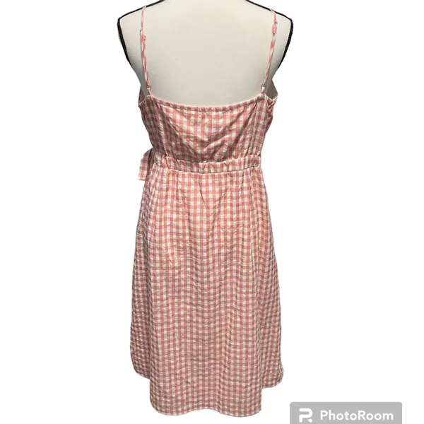 The Good Jane Gingham Wrap Dress Size XL - Image 3