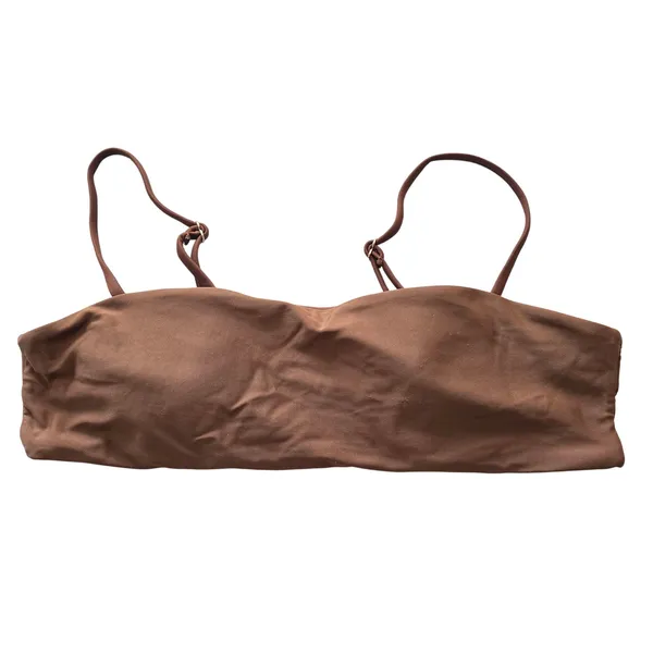 Y2K Coquette Barbie Cottage Brown Mermaid Retro Swimwear Bikini Top Medium‎ - Image 5