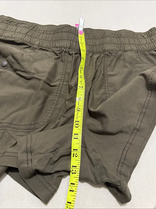 Avalanche Olive Women's Elastic-Waist Athletic Shorts - Image 7
