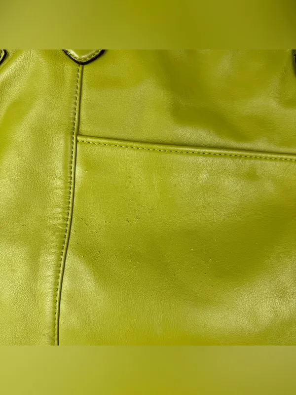 Coach Daisy Emma Green Leather Shoulder Bag Tote - Image 16