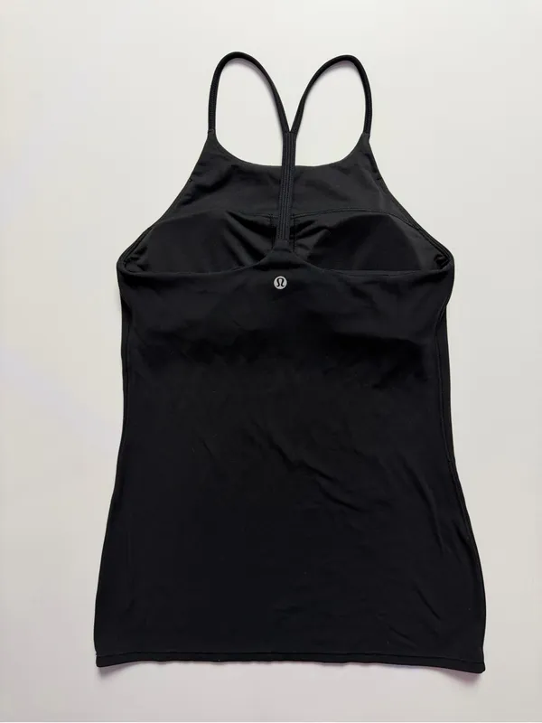 Lululemon Sun Setter Tank, Black, Size 6 - Image 2