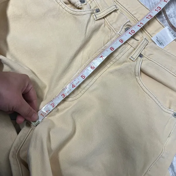 Levi's 501 button fly vanilla yellow cream 31x32 - Image 5