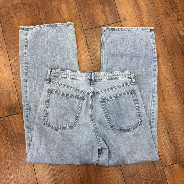 Rag & Bone Lori Featherweight High-Rise Wide Leg Full Length Jeans Womens Sz 27 - Image 5
