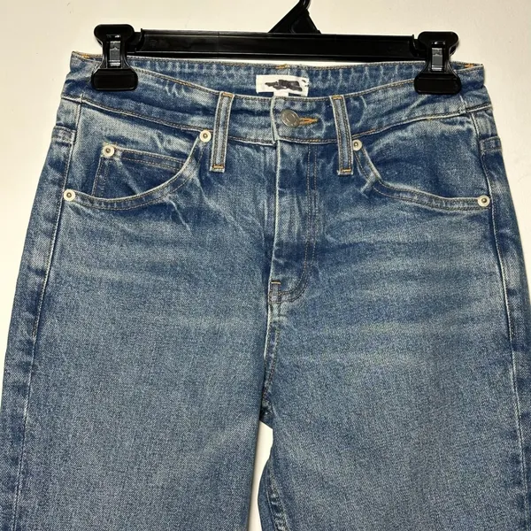 A.L.C. Womens Size 24 Denim Flare Jeans Medium Wash‎ - Image 2