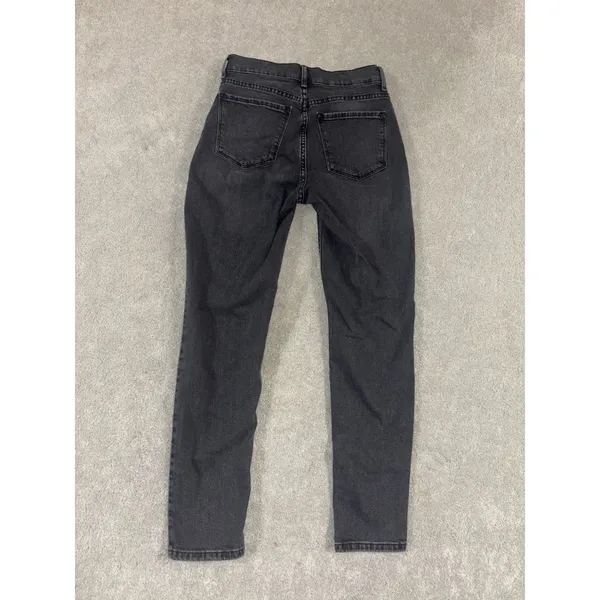 mott bow mom jeans gray Black wash 26x28‎ Size 26 - Image 6