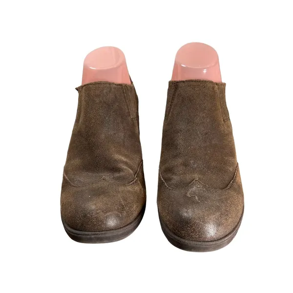 Korks by Kork Ease Brown Leather Suede Booties Women’s Size 9 - Image 4