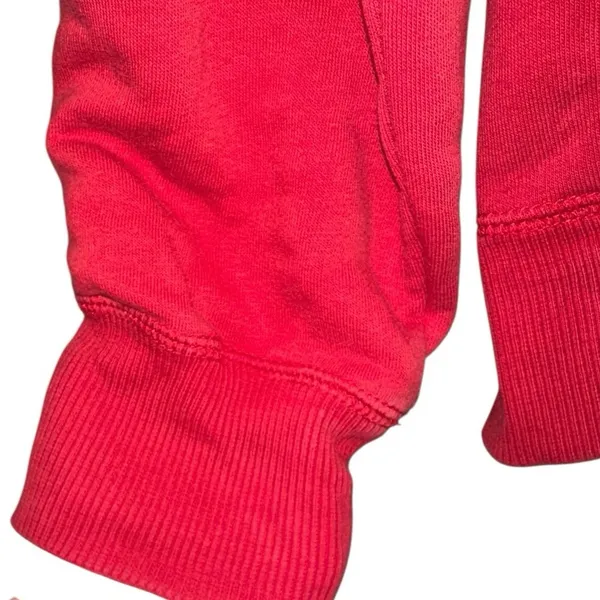 Nike‎ Red Full Zip Hoodie Sweatshirt Athletic Streetwear - Image 3