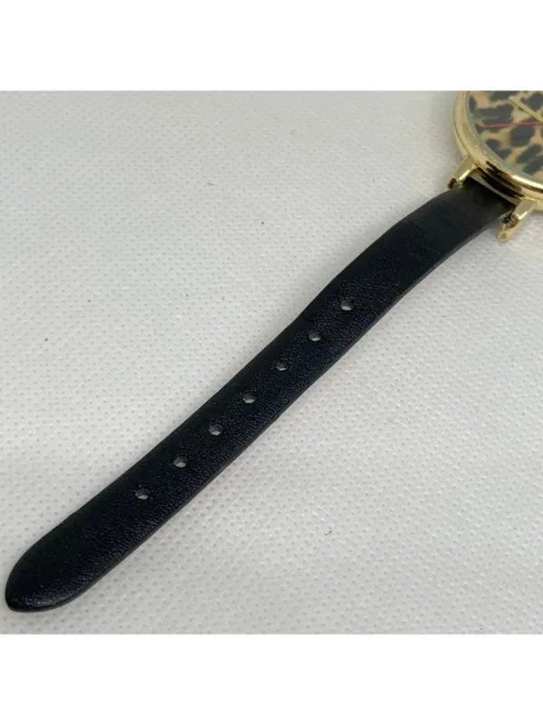 Ladies Fashion Watch Leopard Print dial gold tone 35mm quartz analog running - Image 5