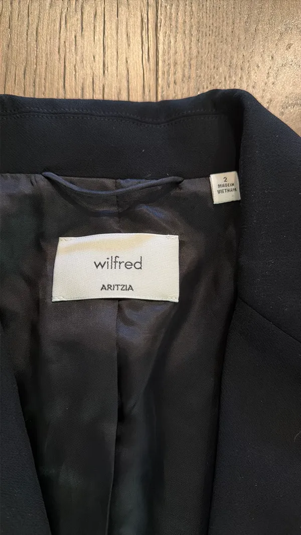 Aritzia Wilfred Blazer Black - Image 3