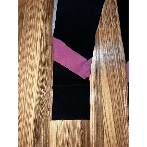 Victoria's Secret Pink Love Colorblock Zip‎ Ankles Campus Yoga Legging M Medium - Image 4