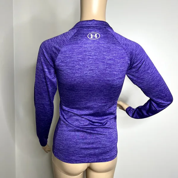 Under Armour Purple Quarter Zip Athletic Top - Image 3