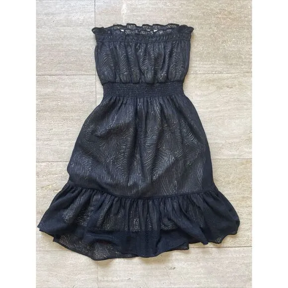 MM Couture by Miss Me Black Lace Overlay Sleeveless Mini‎ Dress Size L - Image 6