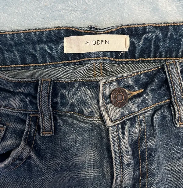 Hidden Jeans Distressed Blue Jeans - Image 2