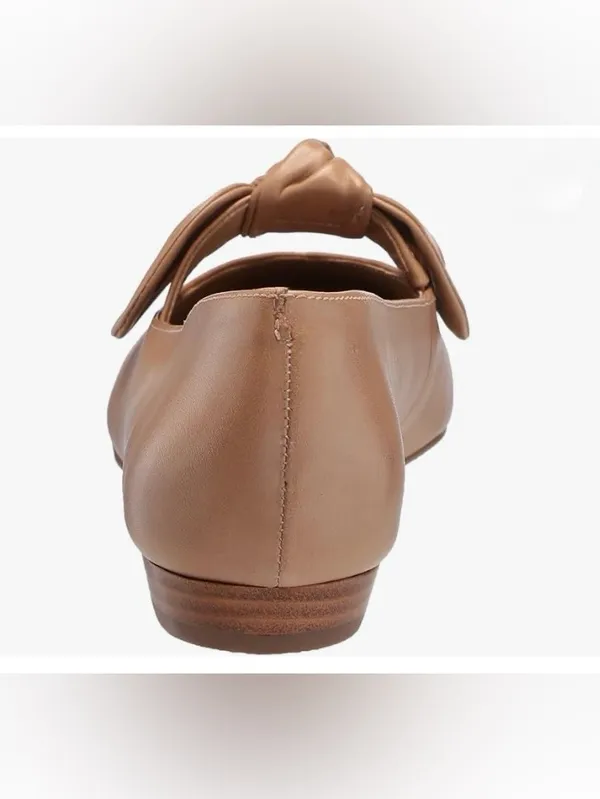 Bernardo Tan Knot-Detail Ballet Flat Size 7 - Image 4