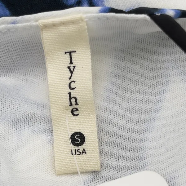 Tyche Geometric Halter Mini Dress Women Small Coastal Artsy Summer‎ Contemporary - Image 6