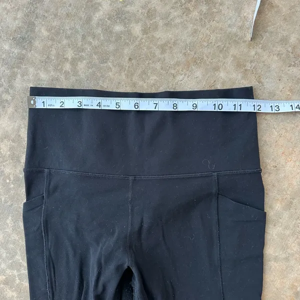Athleta Black Leggings with Durable Design - Image 2
