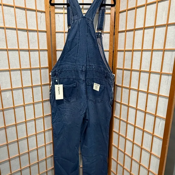 Classic Blue Denim Overalls Size 2X - Image 2