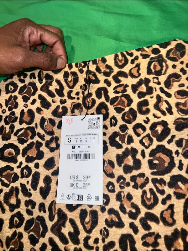 NWT Zara Leopard Print Pants Set with size Small - Image 6