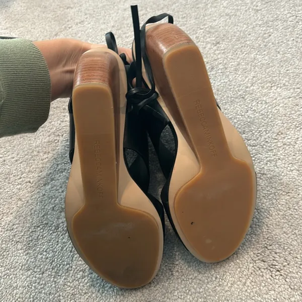 Rebecca Minkoff black wedges - Image 5