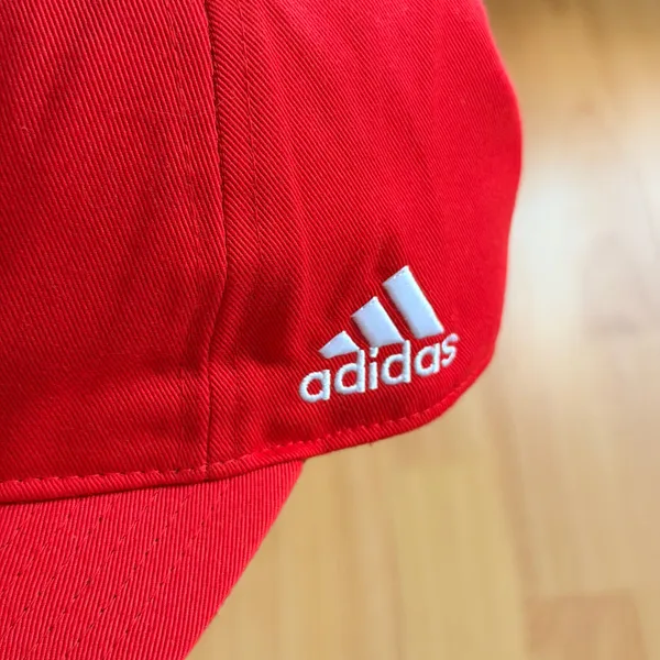 Adidas Red Detroit Wings Logo Adjustable Baseball Hat - Image 3
