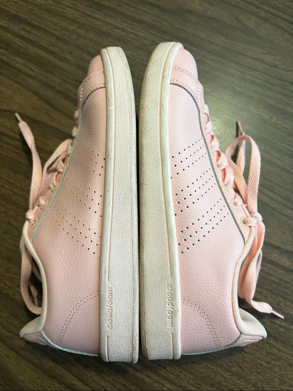 ADIDAS Neo Cloudfoam Size 6.5 Pink Blush Sneakers Shoes - Image 5