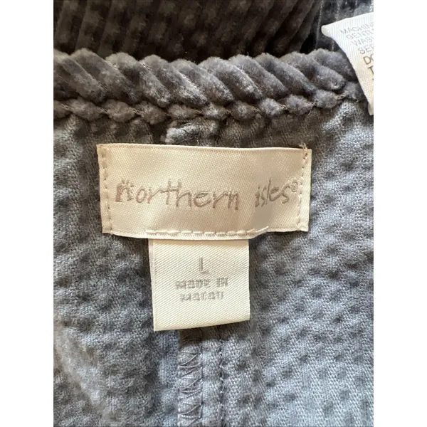 Northern Isles Wide‎ Wale Corduroy Sleeveless Maxi Dress Gray Modest Minimalist - Image 5